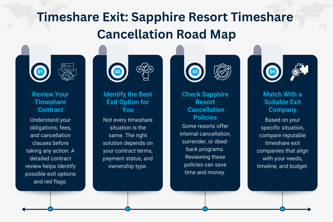 Sapphire Resort Timeshare Cancellation Road Map